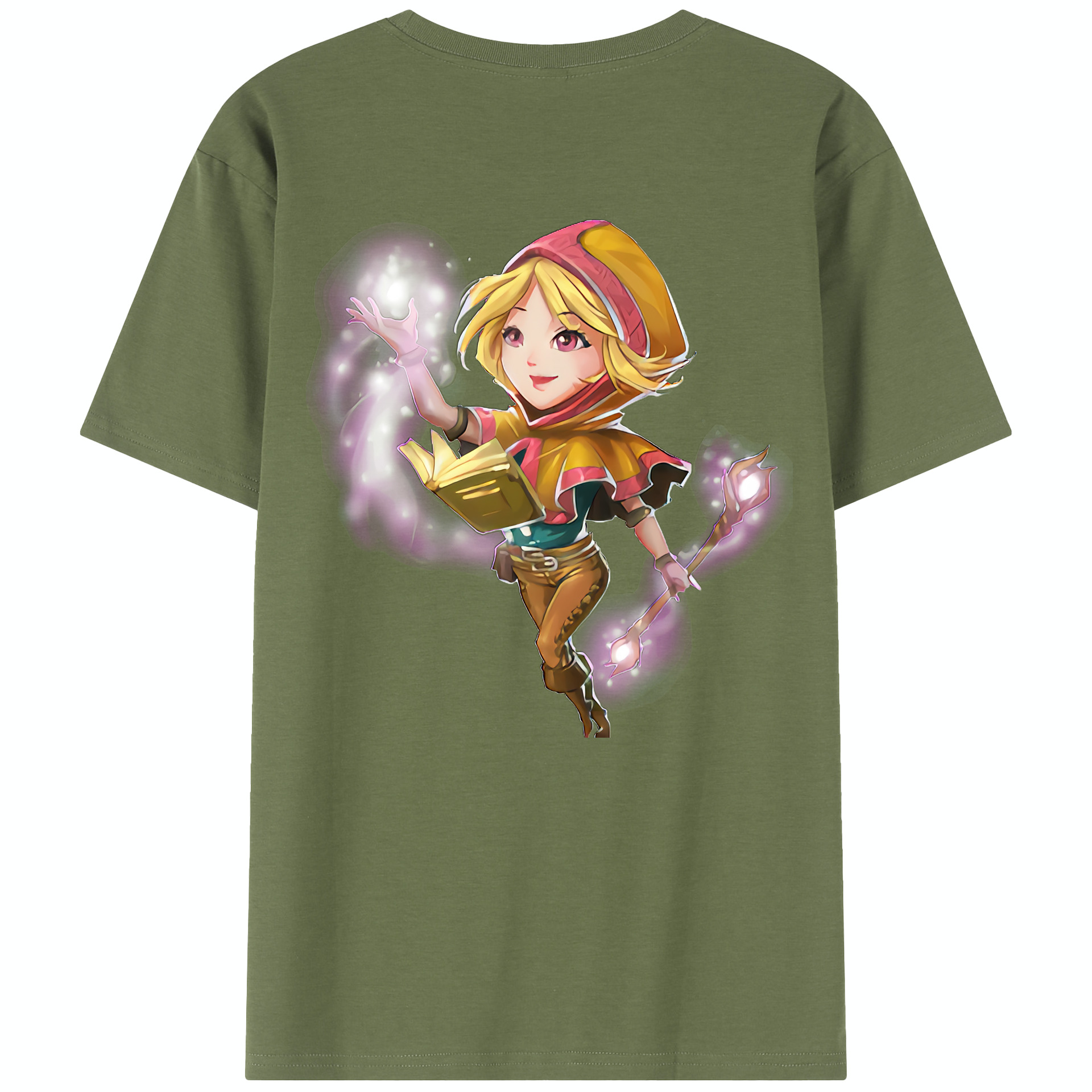 リーグ・オブ・レジェンド League of Legends LOL 綿100％半袖Tシャツ（背面プリント）